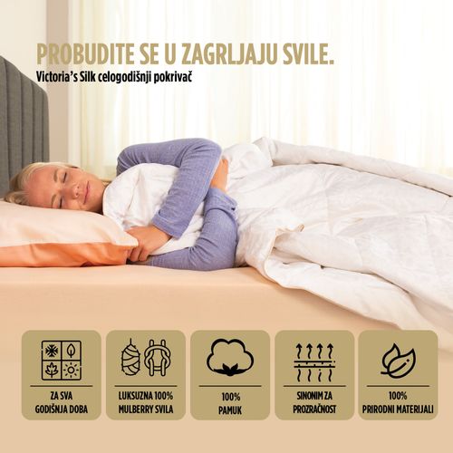 Celogodišnji svileni pokrivač Vitapur Victoria's Silk slika 3