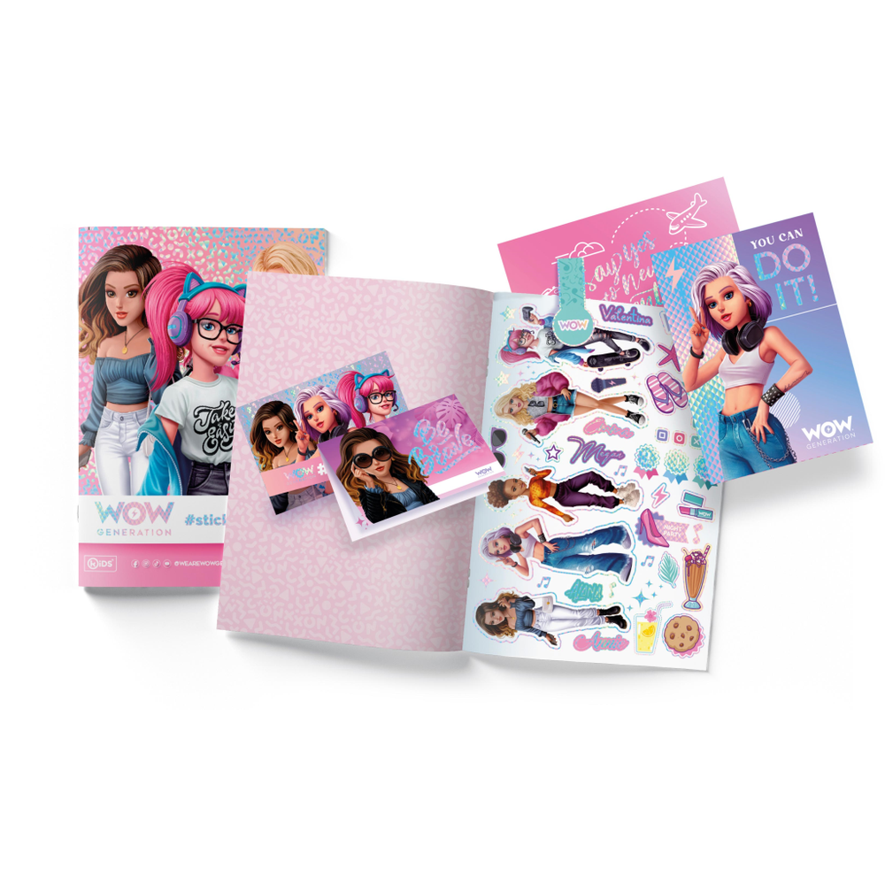 Wow Generation 00059 Sveska sa naljepnicama StickerBook slika 2