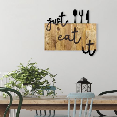 Wallity Drvena zidna dekoracija, Just Eat It slika 2