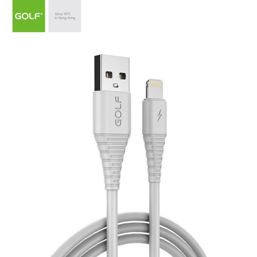 USB kabl na lighting usb 1m GOLF GC-64I beli slika 1