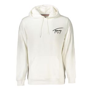 TOMMY HILFIGER MEN'S ZIP-UP SWEATSHIRT WHITE