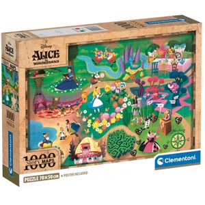 Disney Alice in Wonderland Map puzzle 1000pcs