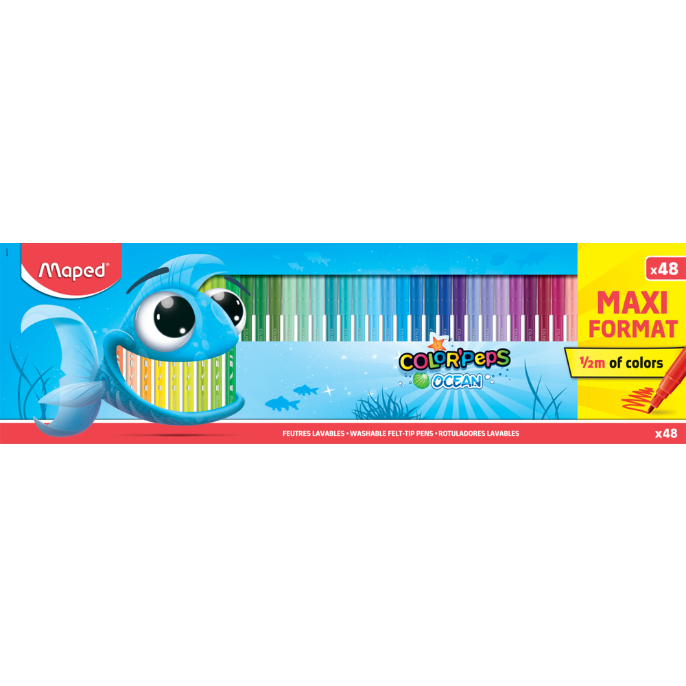 Maped Flomasteri 48/1 COLOR PEPS OCEAN  slika 2