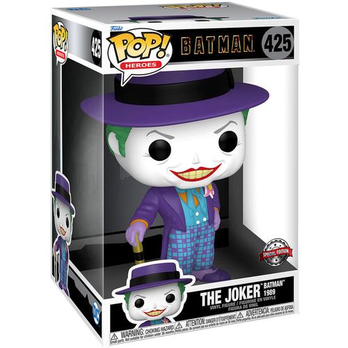 POP figure DC Comics Batman 1989 Joker with Hat Exclusive 25cm slika 3