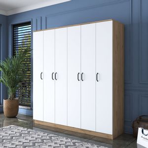 BA114 - 2274 Walnut
White Wardrobe