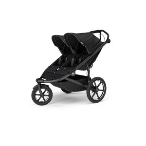 Thule Urban Glide 3 Double crna dječja kolica za dva djeteta