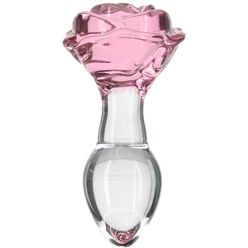 Pillow Talk - Rosy Luxurious Glass Anal Plug with Bonus Bullet slika 1