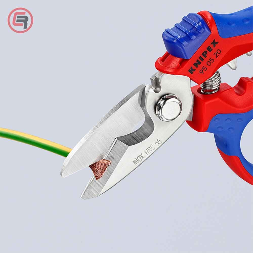 Knipex Škare Makaze Ugaone Za Električare 160mm - 95 05 20 SB slika 4