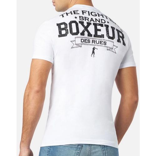 Boxeur m.majica kratki rukav, bijelo/crna slika 2