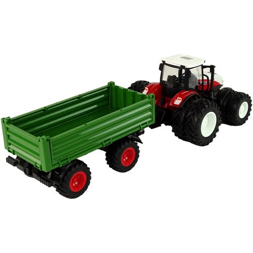 RC traktor s prikolicom 1:24 crveno-zeleni slika 5