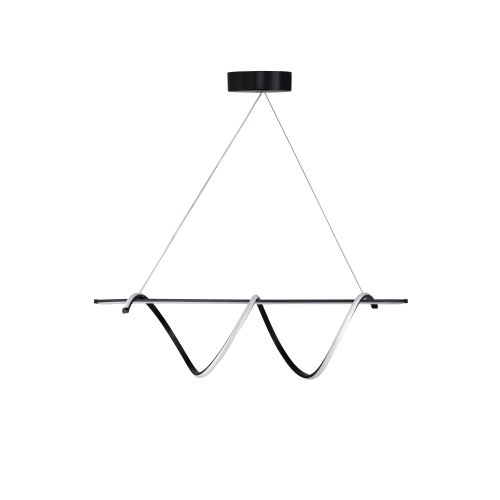 Tauri Black-Yellow Light Black Chandelier slika 3