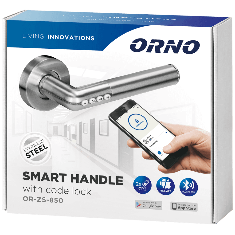 Orno Pametna brava, Bluetooth +PIN, IP44 - OR-ZS-850 slika 2