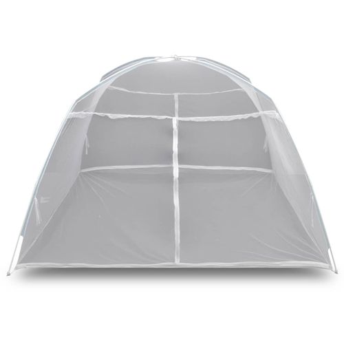 Šator za kampiranje 200 x 180 x 150 cm od staklene vune bijeli slika 27