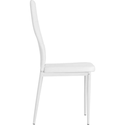Blagovaonske stolice od umjetne kože 2 kom bijele slika 32