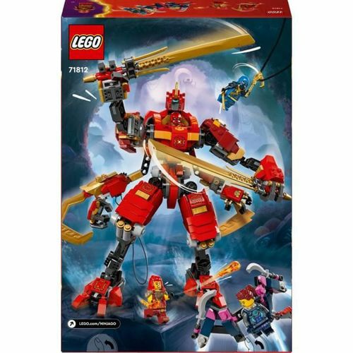 Igra Gradnje Lego NINJAGO 71812 Kai's Ninja Climbing Robot Pisana slika 2