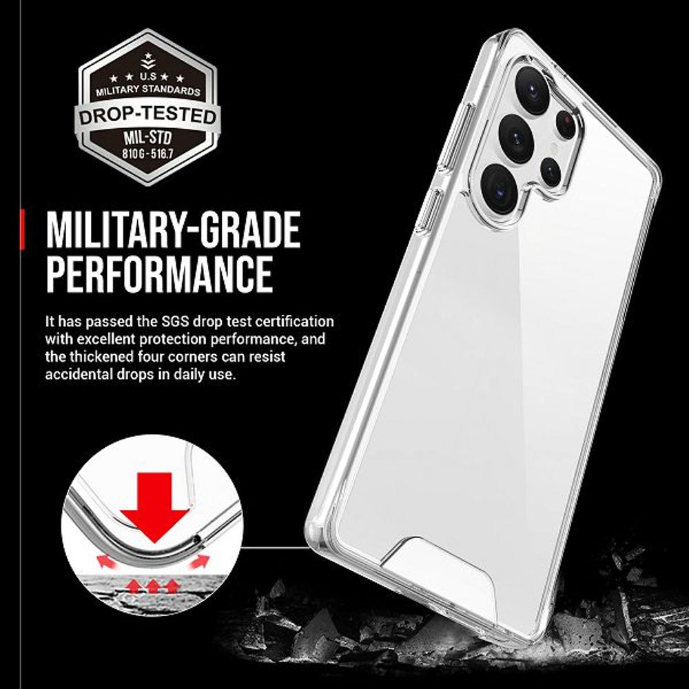MM TPU SAM GALAXY S26 ULTRA - DROP-PROOF LIGHT clear slika 2