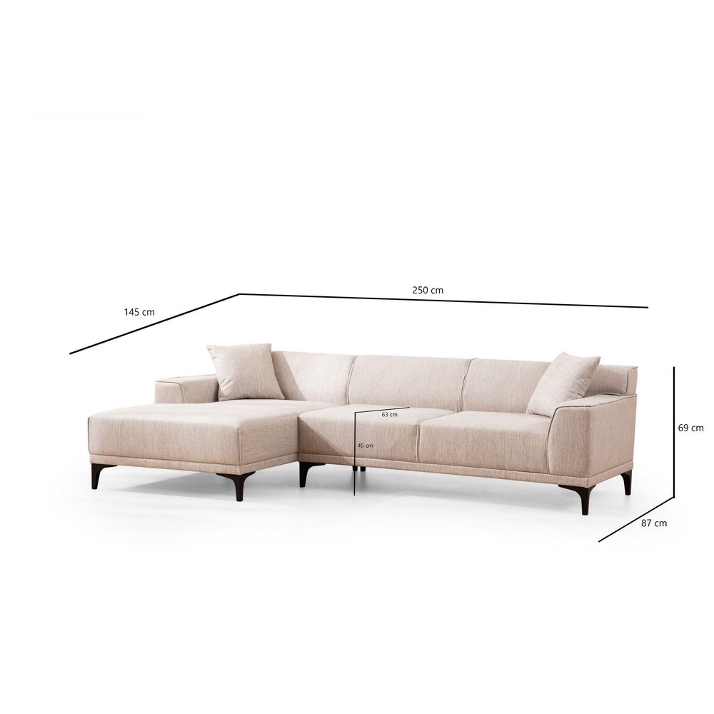 Petra L Kutna Sofa - Bijela slika 8