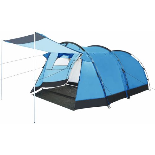 Tunelski šator za kampiranje za 4 osobe plavi slika 24