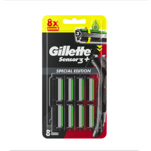 Gillette Brijač Sensor 3 Plus Hibrid Black + 8 Patrona 