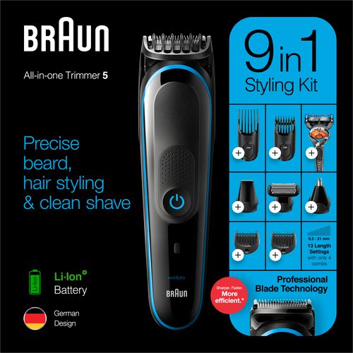 Braun MGK 5280 trimer brada/šišač (9u1) slika 7