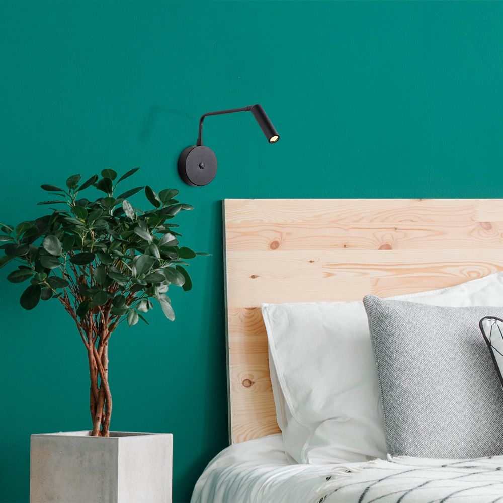 Uğur - 6042 Crna Zidna Lampa slika 3