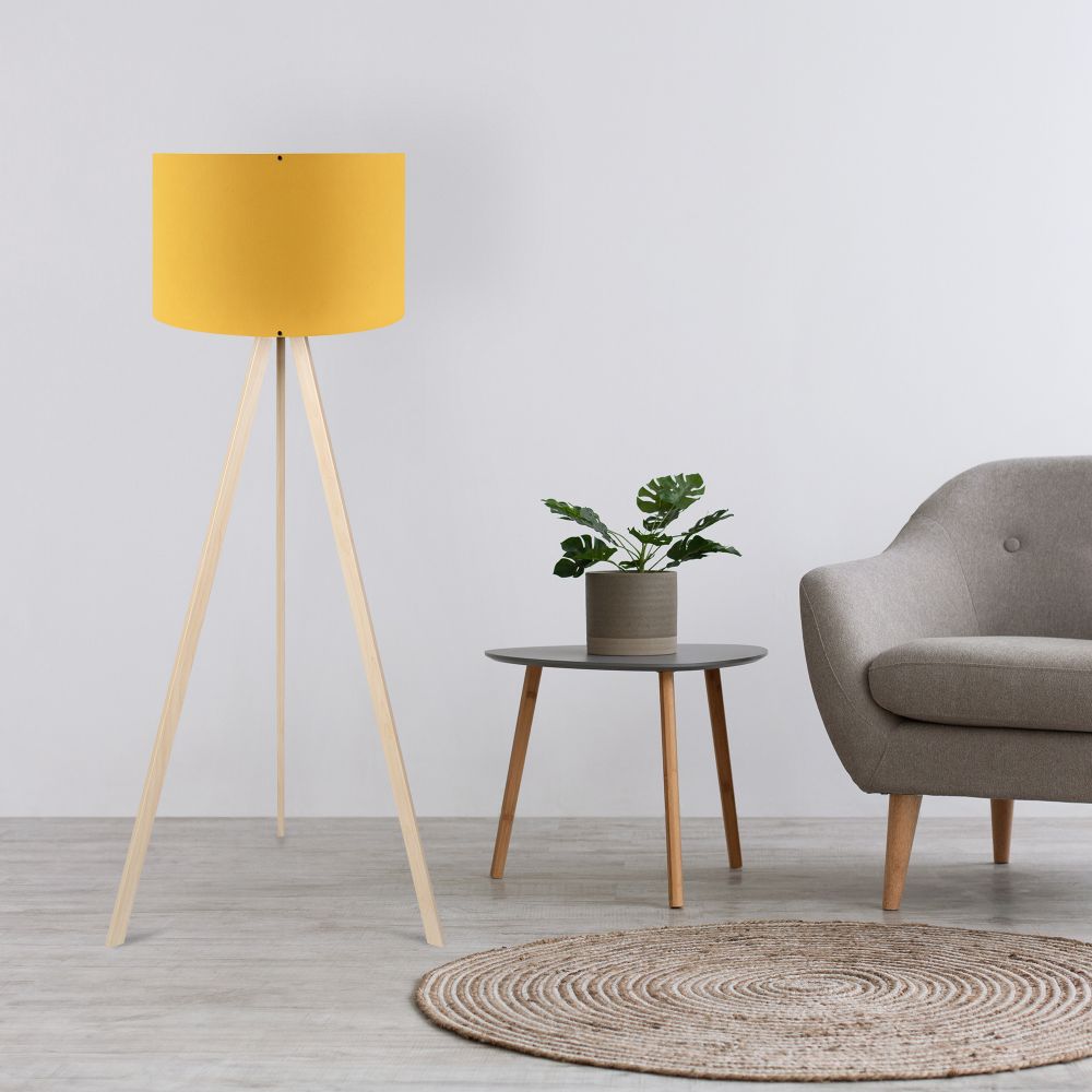 AYD-1566 Žuto-Krem Podna Lampa slika 1
