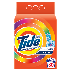 Tide deterdžent za pranje veša Touch of Lenor Color 80 pranja