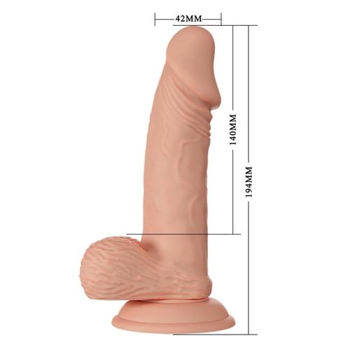 Baile Beautiful Zebulon realistični dildo 20cm slika 8