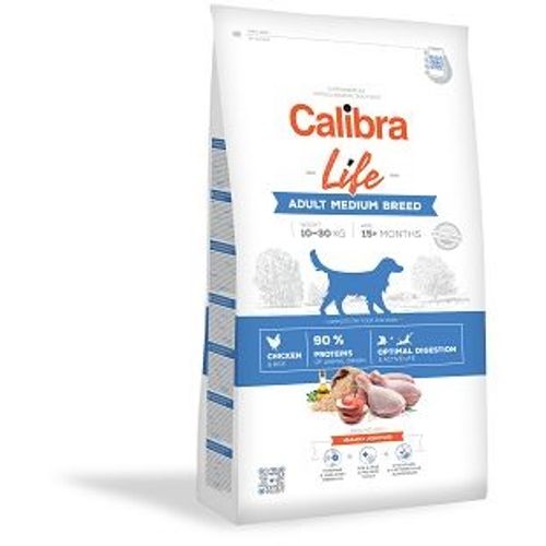 Calibra Dog Life Adult Medium Breed Piletina, hrana za pse 2,5kg slika 1