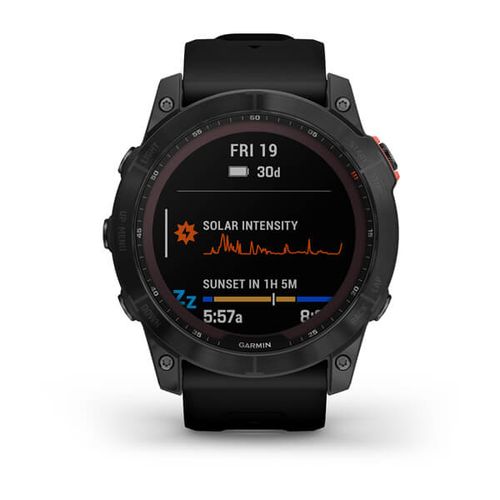 Garmin fenix 7X SOLAR Slate Gray crni remen                                                  slika 4