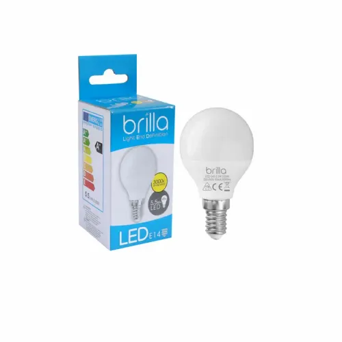 BRILLA LED ŽARULJA E14 G45 5.5W 3000K slika 2