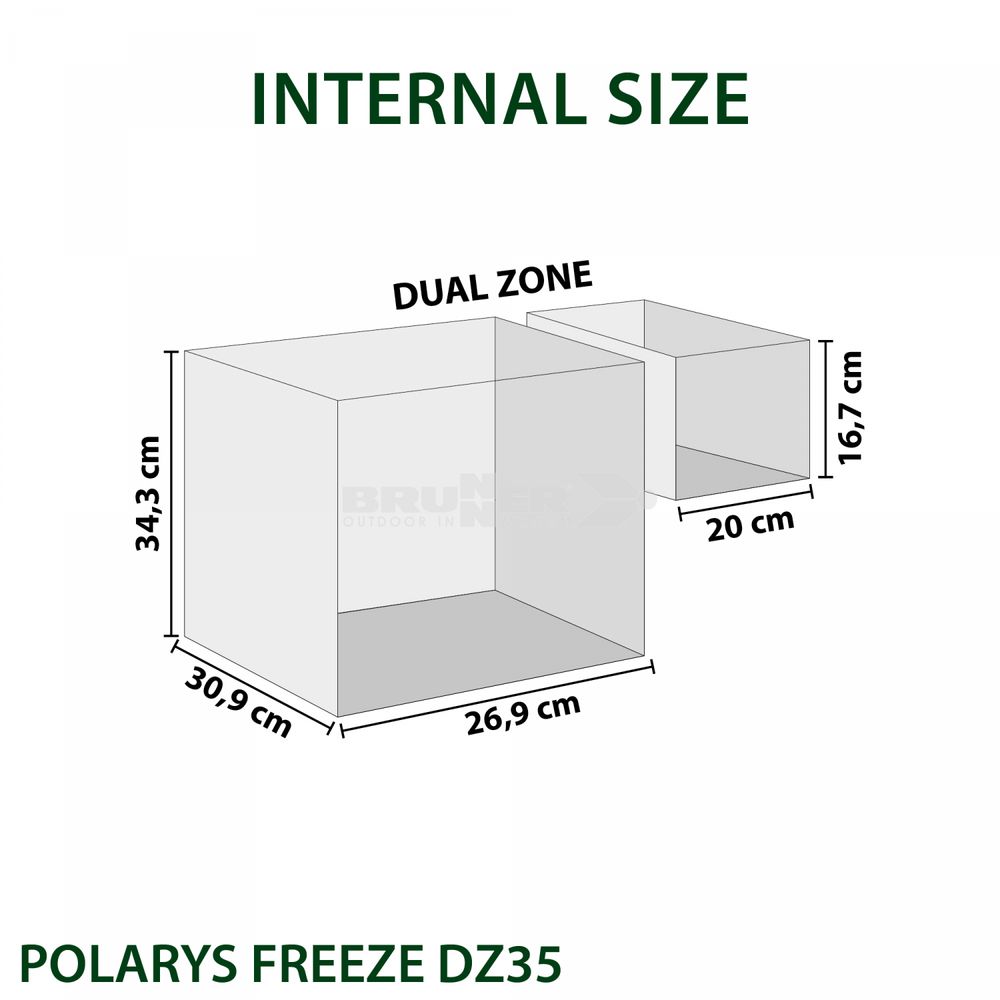 Brunner Prenosni kompresorski frižider/zamrzivač Polarys Freeze DZ35 slika 5