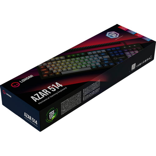 LORGAR Azar 514, žičana mehanička gaming tastatura, RGB  slika 8