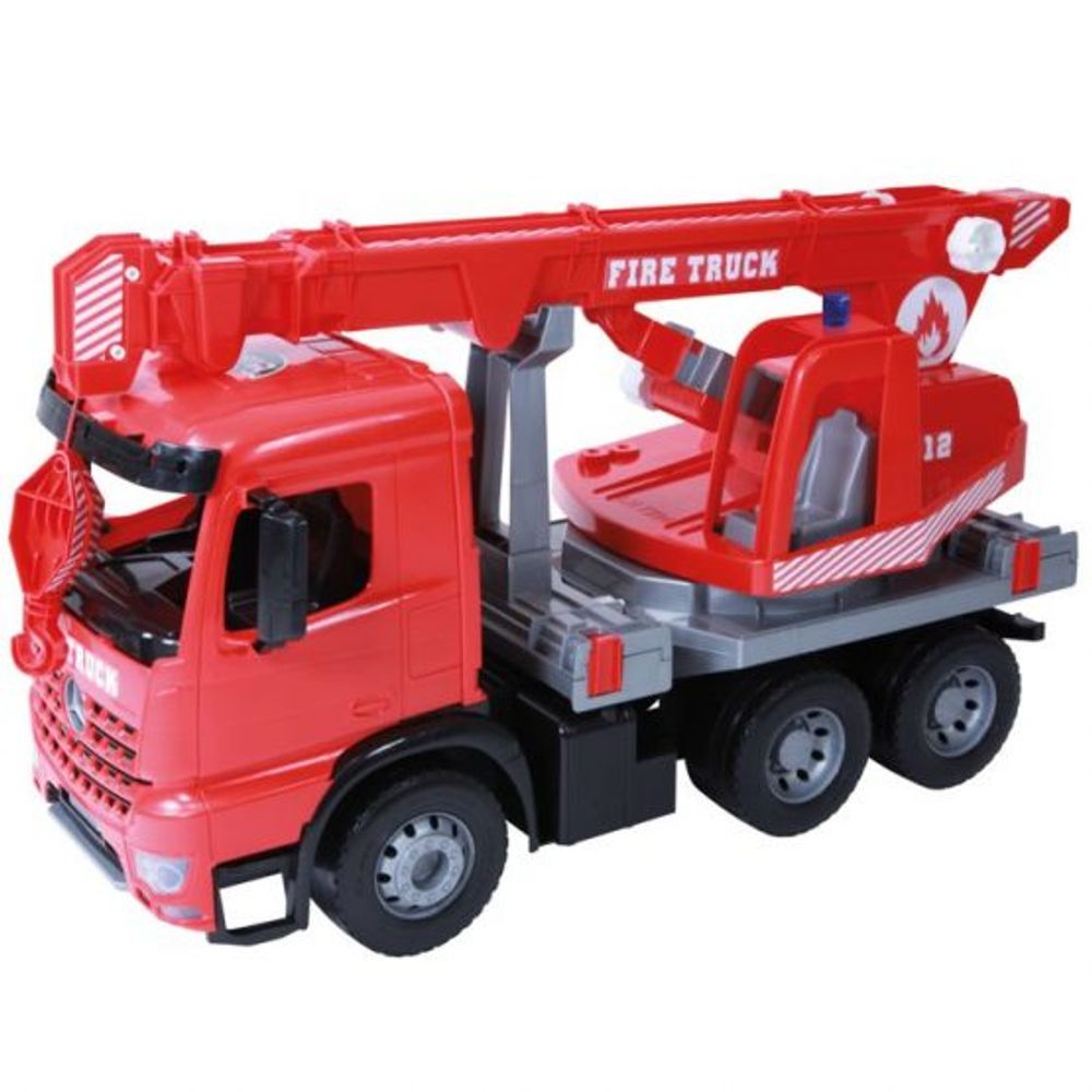 Lena Vatrogasni kamion sa kranom Arocs Mercedes 70x39x28cm slika 2