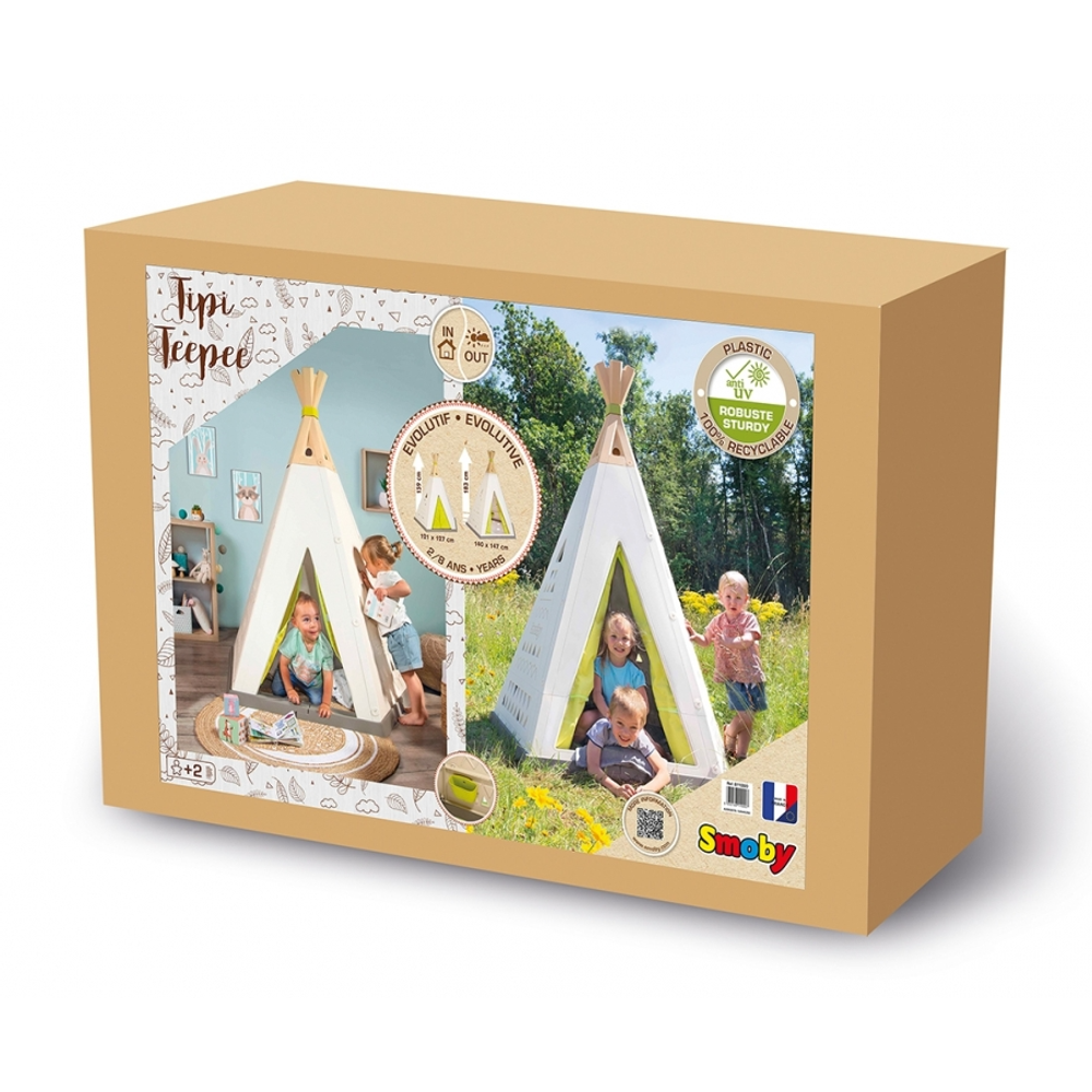Smoby Dječija kućica u obliku šatora Teepee 2U1 slika 8
