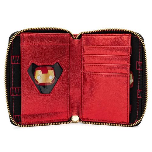 Loungefly Marvel Ironman Head Zip Around novčanik slika 4