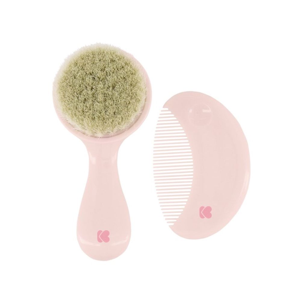 Kikka Boo Češalj i četka sa prirodnom dlakom Savanna, Pink slika 2