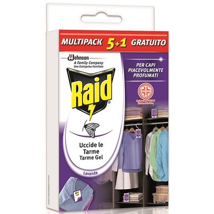 Raid Tarme Lavanda / Multipack 5+1 gratis / XXL