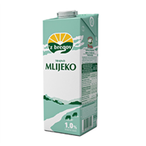 Z bregov trajno mlijeko 1,0% mm 1l 