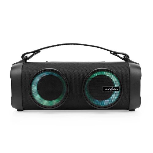 Prijenosni bluetooth zvučnik NEDIS Party Boombox SPBB306BK, IPX4 vodootporni, 24W, crni slika 1