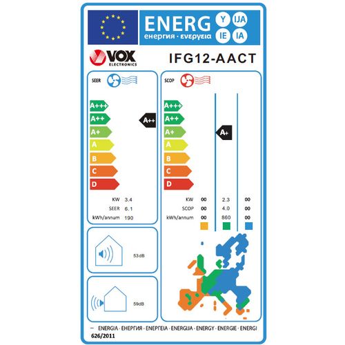 VOX klima uređaj IFG12-AACT slika 2