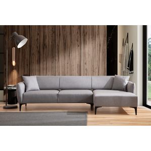 Atelier Del Sofa Kutna garnitura, Sivo, Belissimo Right - Grey