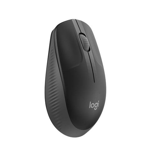 LOGITECH M190 Full-Size Wireless sivi miš slika 2