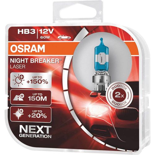OSRAM 9005NL-HCB halogena žarulja Night Breaker® Laser Next Generation HB3 60 W 12 V slika 3