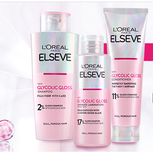 Elseve Glycolic Gloss  Beauty set slika 1