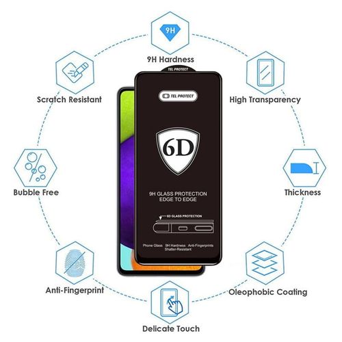 FULL GLUE 6D KALJENO STAKLO ZA REALME 11 PRO/11 PRO PLUS BLACK slika 3