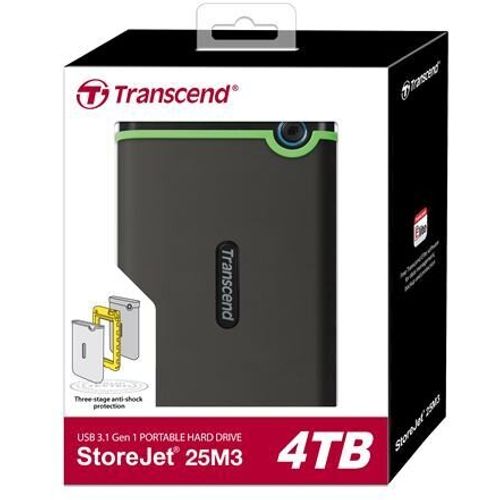 Transcend eksterni hard disk 4TB 25M3S Iron Gray USB 3.1 slika 2