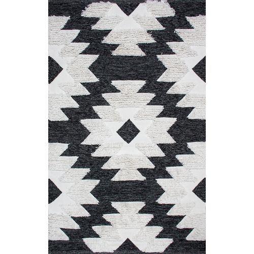 Conceptum Hypnose  Afr 01 - Black, White  Multicolor Carpet (120 x 180) slika 1