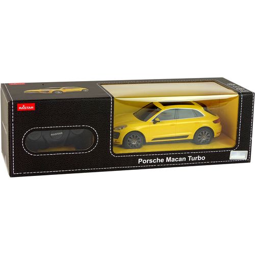 Rastar Porsche Macan Turbo 1:24 žuti slika 6
