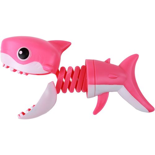 Igračka - Ružičasti pištolj morski psa koji grize ribu slika 2